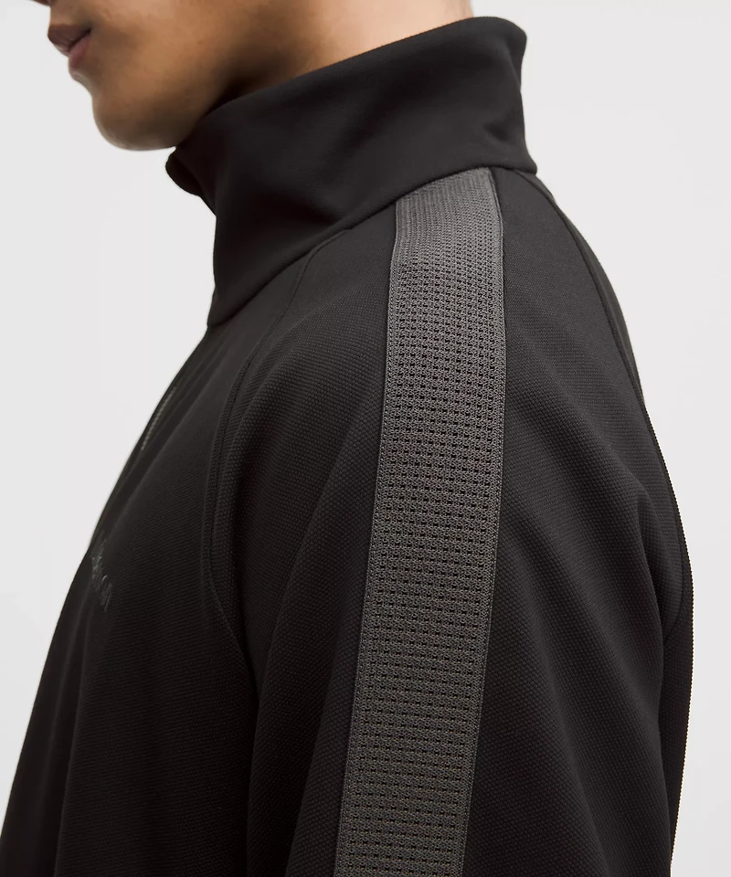 Pique Relaxed-Fit Track Jacket