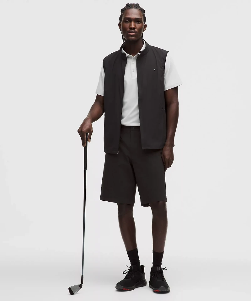 Windproof Full-Zip Golf Vest