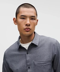 Brushed Woven Overshirt | Men's Button Down & Dress Shirts