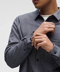 Brushed Woven Overshirt | Men's Button Down & Dress Shirts