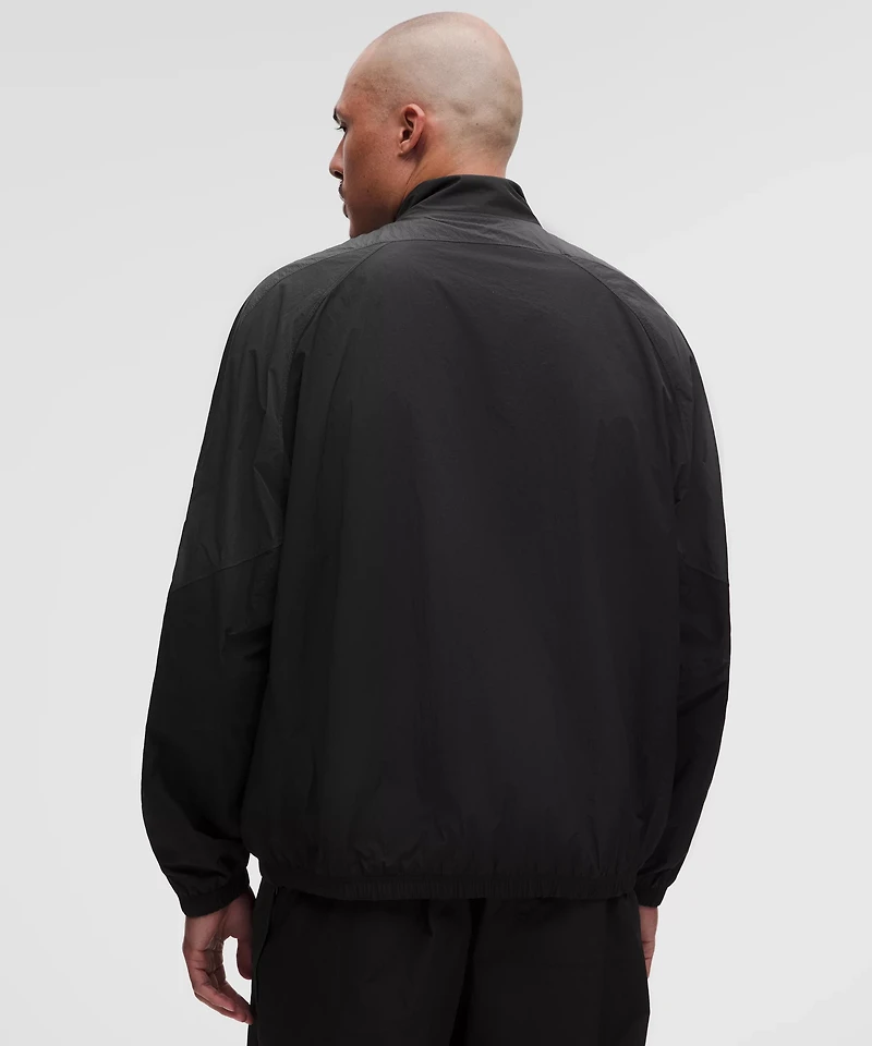 Nylon Oversized Track Jacket