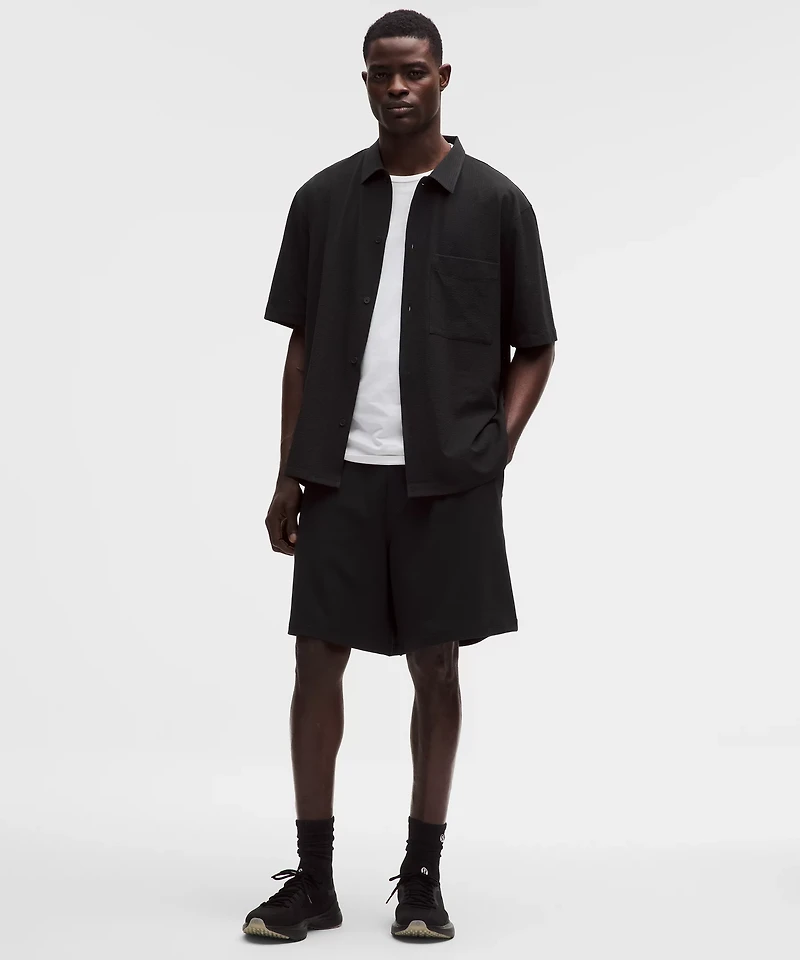 Airing Easy Camp-Collar Shirt *Textured