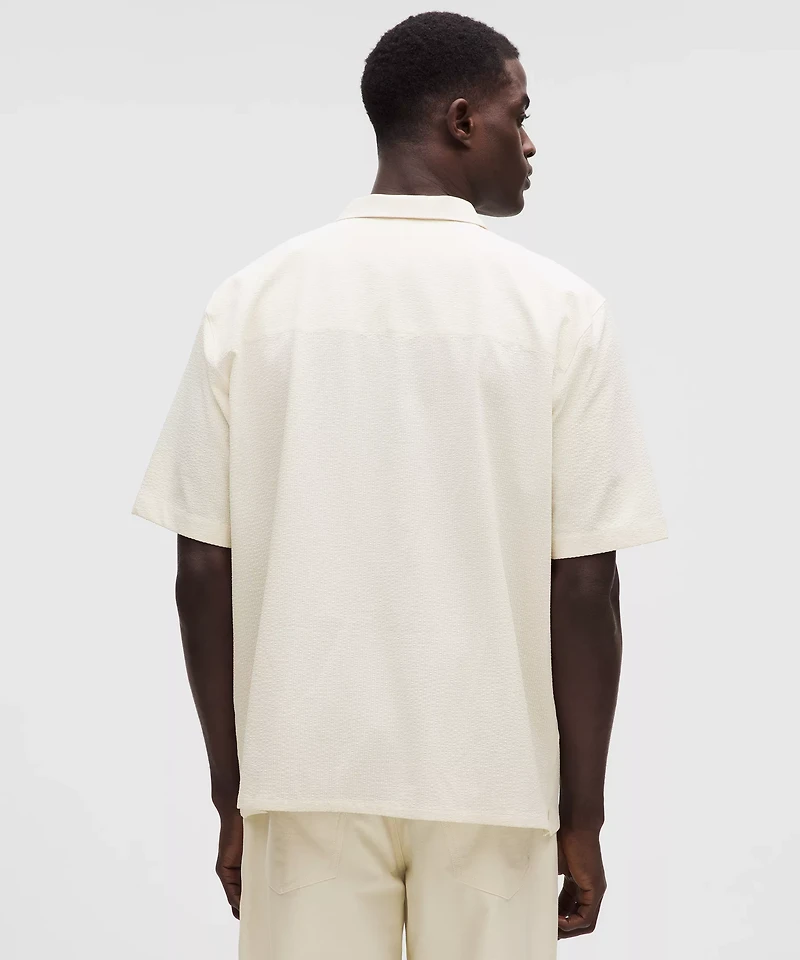 Airing Easy Camp-Collar Shirt *Textured