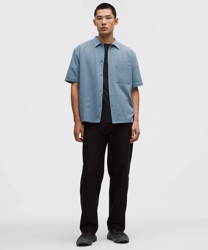 Airing Easy Camp-Collar Shirt *Textured