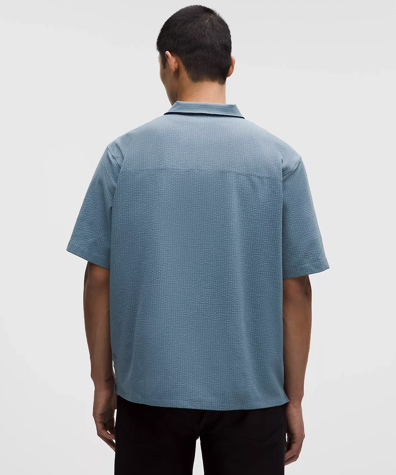 Airing Easy Camp-Collar Shirt *Textured
