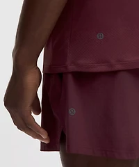 Men's Fast and Free Short-Sleeve Shirt *Perforated Stripe