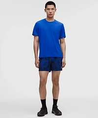 Men's Fast and Free Short-Sleeve Shirt *Perforated Stripe