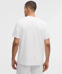 UV-Protective Striped Mesh Tennis T-Shirt