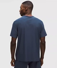 UV-Protective Striped Mesh Tennis T-Shirt