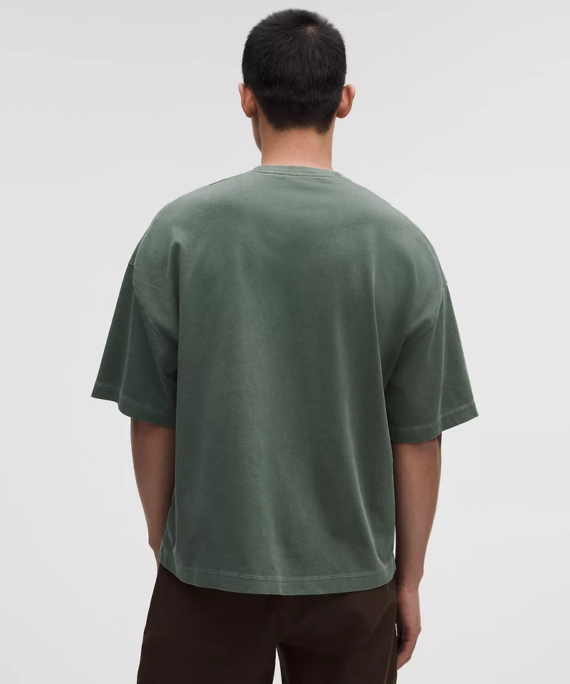 Heavyweight Cotton Jersey Boxy T-Shirt *Wash
