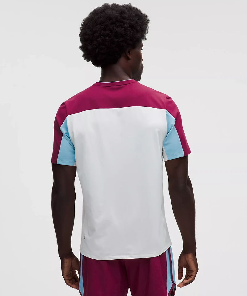 Mesh Pique Tennis Short-Sleeve Shirt