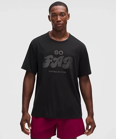 Mile Maker Mesh Short-Sleeve Shirt *Run Graphic