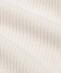 Cotton-Blend Knit Full-Zip Sweater