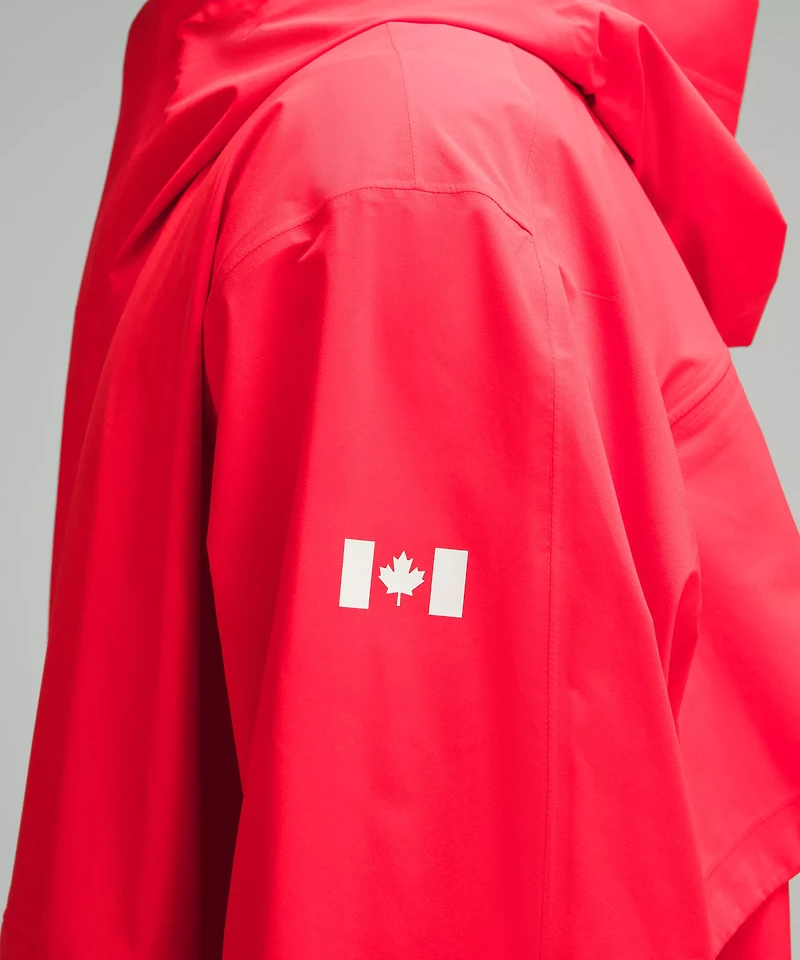 Team Canada Men's Packable Rain Poncho *COC Logo