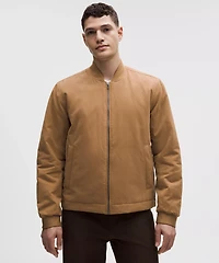 Insulated Cotton-Blend Bomber Jacket