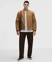 Insulated Cotton-Blend Bomber Jacket