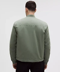 Insulated Cotton-Blend Bomber Jacket