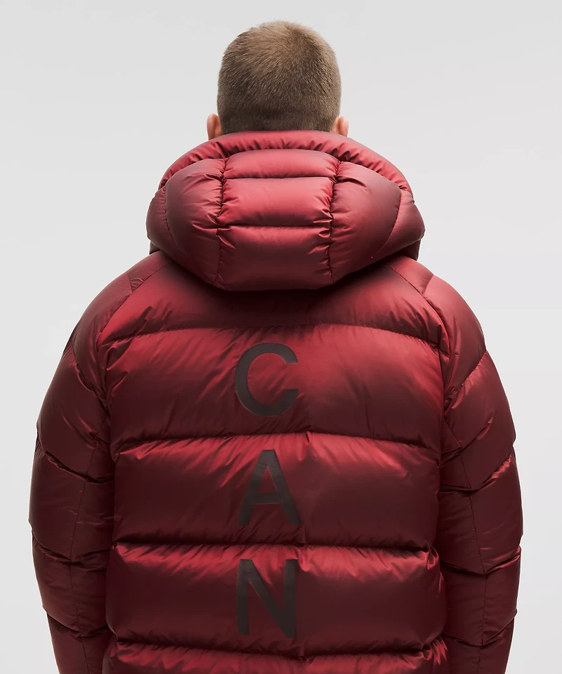 Team Canada Men's Wunder Puff Large-Hood Jacket Shine *COC Logo