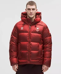 Team Canada Men's Wunder Puff Large-Hood Jacket Shine *COC Logo