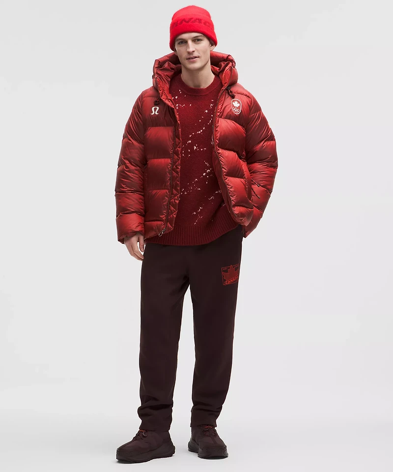 Team Canada Men's Wunder Puff Large-Hood Jacket Shine *COC Logo