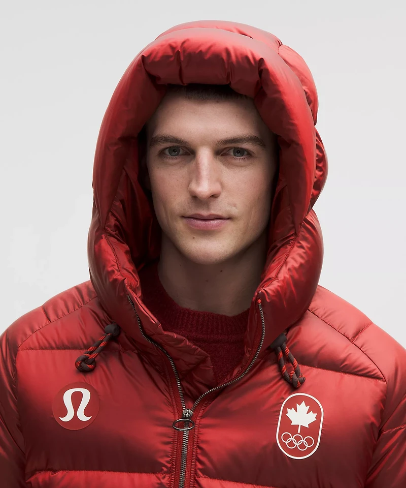 Team Canada Men's Wunder Puff Large-Hood Jacket Shine *COC Logo