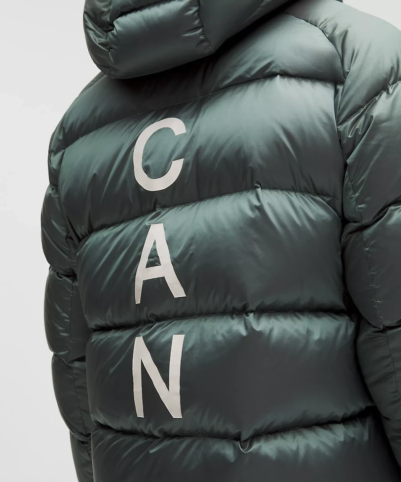 Team Canada Men's Wunder Puff Large-Hood Jacket Shine *CPC Logo