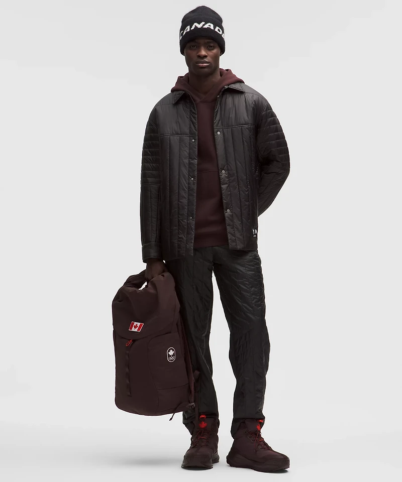 Team Canada Men's Nylon Taffeta Insulated Shacket *COC Logo