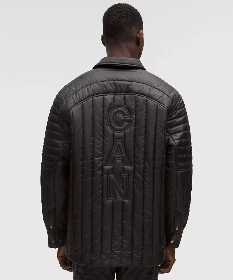 Team Canada Men's Nylon Taffeta Insulated Shacket *COC Logo