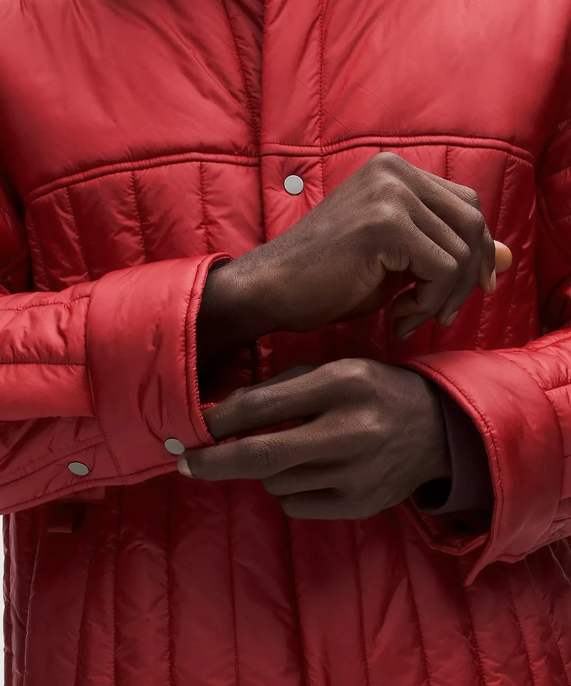 Team Canada Men's Nylon Taffeta Insulated Shacket *COC Logo