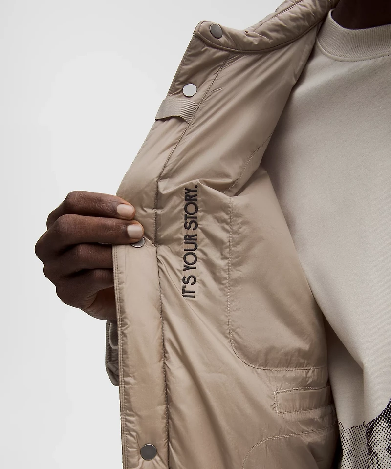 Team Canada Men's Nylon Taffeta Insulated Shacket *CPC Logo