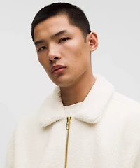 Lunar New Year Textured Fleece Bomber Jacket