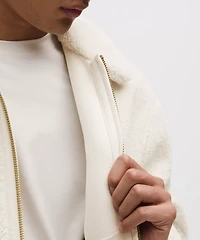 Lunar New Year Textured Fleece Bomber Jacket