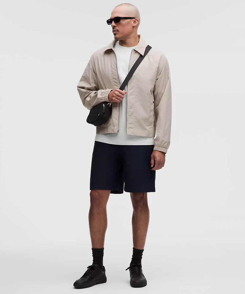 Cotton-Blend Collared Jacket