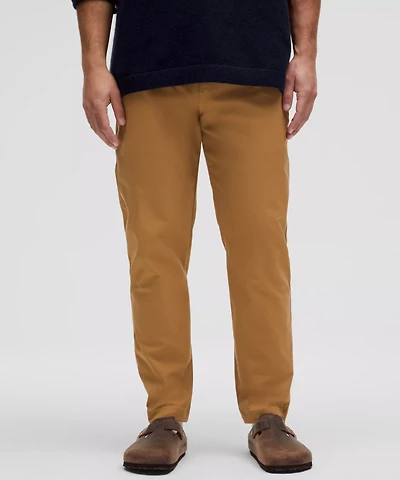 Slim-Tapered Smooth Twill Trouser *Cropped | Men's Trousers