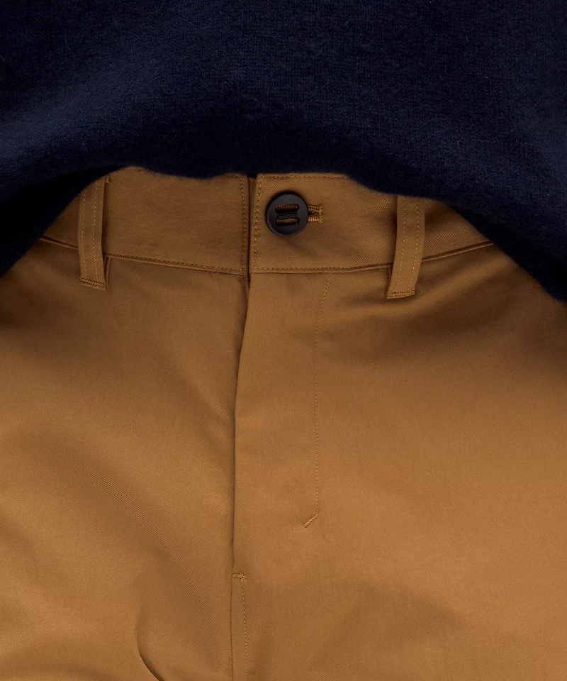 Slim-Tapered Smooth Twill Trouser *Cropped | Men's Trousers