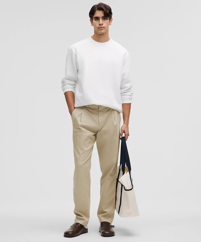 Cotton Twill Pleat-Front Trouser *Regular | Men's Trousers