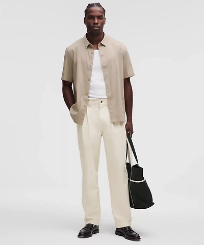 Utilitech Twill Relaxed-Fit Pleated Trouser | Men's Trousers