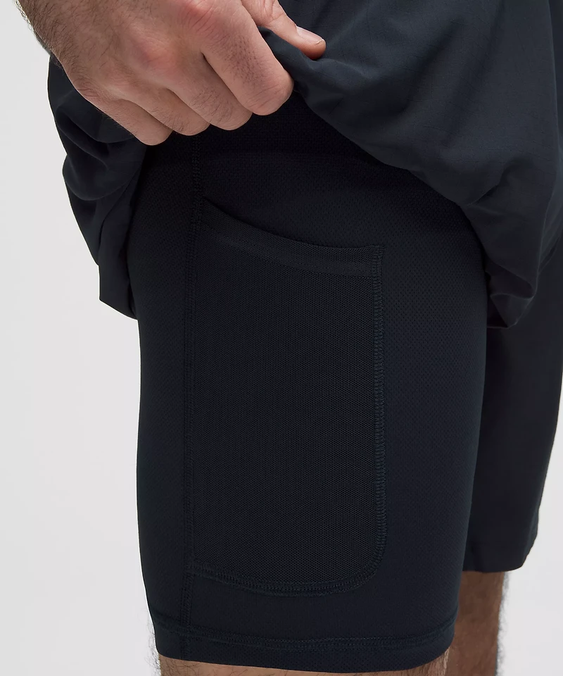 Mile Maker Ripstop Lined Short 6"