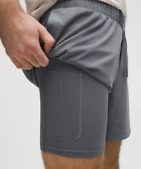 Mile Maker Run Crew Ripstop Lined Short 6" | Men's Shorts