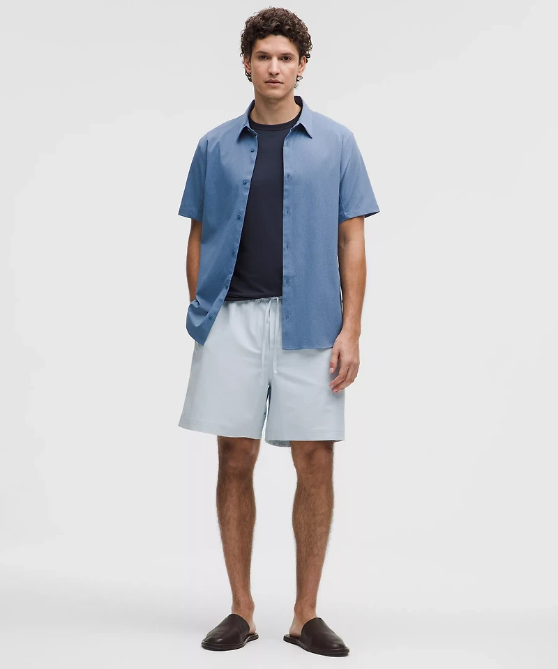 LuluLinen Pull-On Short 7"