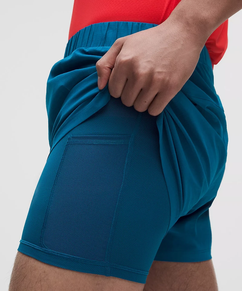 Mile Maker Ripstop Lined Short 4"