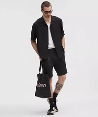 Woven Relaxed-Fit Pleated Short 8" | Men's Shorts