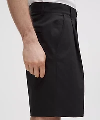 Woven Relaxed-Fit Pleated Short 8" | Men's Shorts