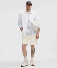 Woven Relaxed-Fit Pleated Short 8" | Men's Shorts