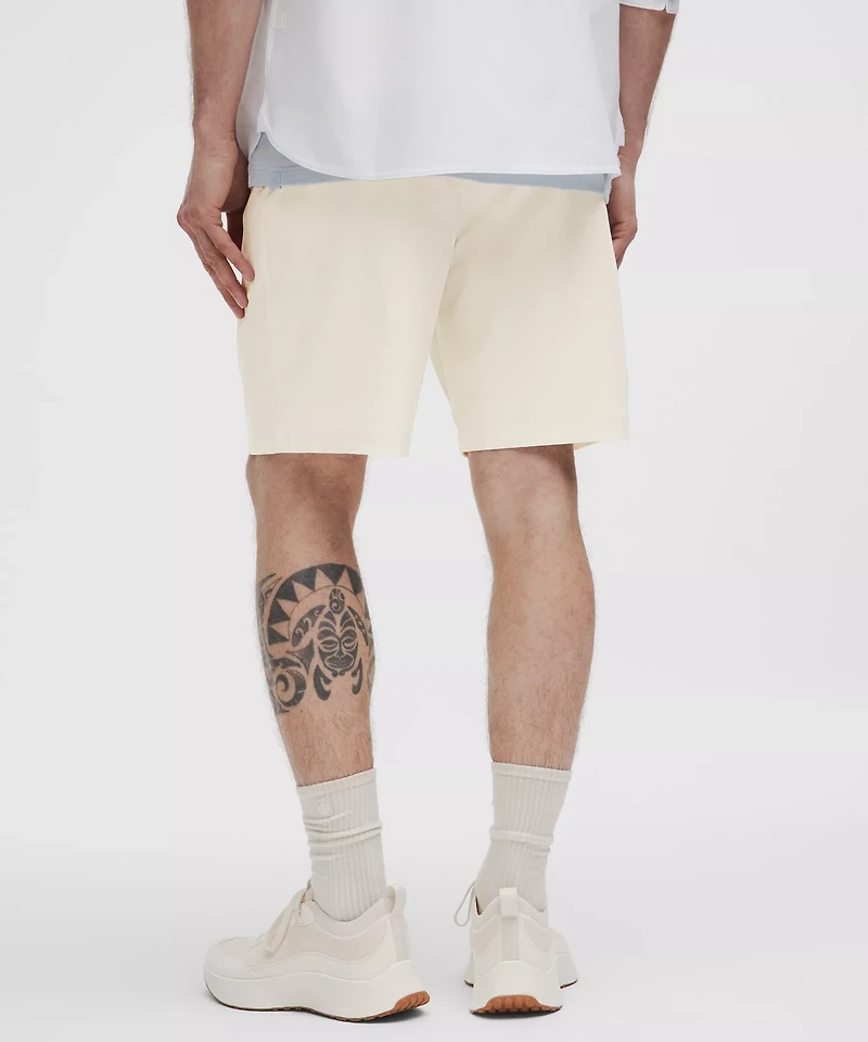 Woven Relaxed-Fit Pleated Short 8" | Men's Shorts