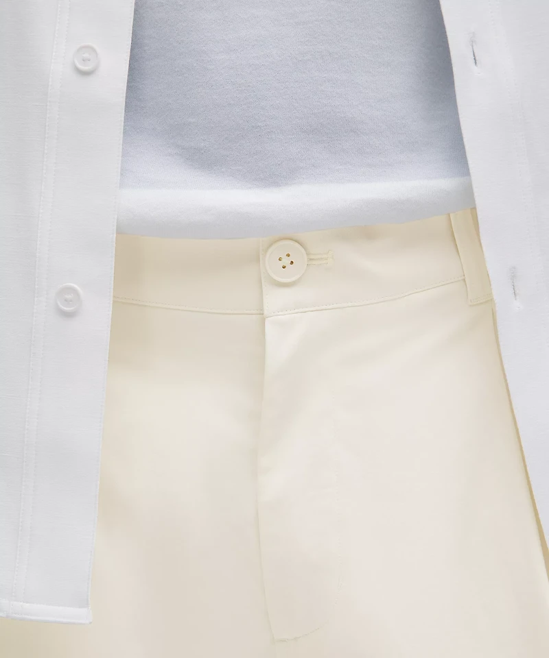 Woven Relaxed-Fit Pleated Short 8" | Men's Shorts