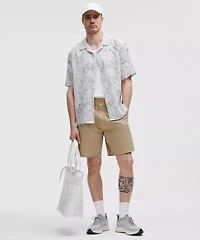 Woven Relaxed-Fit Pleated Short 8" | Men's Shorts