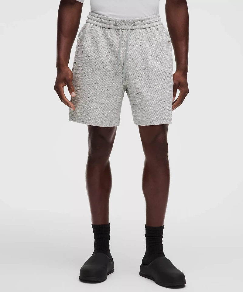Textured Double-Knit Cotton Short 7"