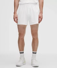 Striped Mesh Tennis Short 5"