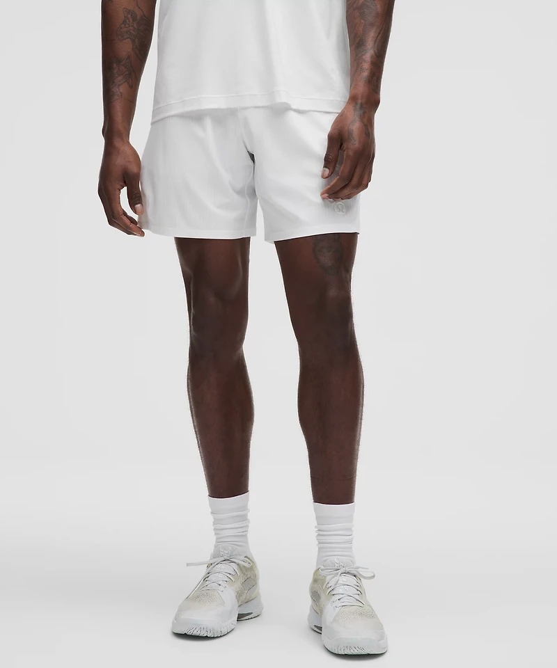 Striped Mesh Tennis Short 7" | Men's Shorts